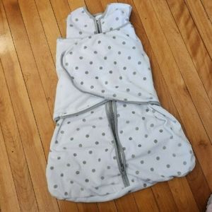 Fleece halo swaddle sleepsack 0-6 months